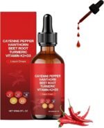 Rethes Cayenne Pepper Drops – Natural Cayenne Pepper Drops, 100% Natural, Natu/RAL Herbal Supplement, Firming Skin and Body for Women (1) - Image 2