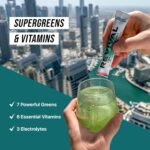 Revival Super Greens Powder with Electrolytes, Vitamins & Minerals - Superfood Drink Supplement - 28 Pack Banana Pineapple - Image 2