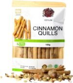 Rich Ceylon Spices – Pure Ceylon Cinnamon Sticks 100g (Grade C5 Quills) from Sri Lanka – True Cinnamon for Tea, Cooking, Baking, Mulled Wine, Christmas & Crafts – Natural Whole Dried Spice - Image 2
