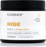 Rise Energy and Focus Supplement - High Strength Nootropics with Natural L-Theanine (from Green Tea Extract), Guarana and L-Tyrosine for Improved Focus and Energy Tablets: 60 (30 Servings) - Image 2