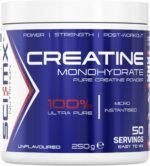 SCI-MX Creatine Monohydrate Powder • 250g • 100% Ultra Pure Micro-Instantised Creatine • Easy to Dissolve & Unflavoured • Supplement for Strength, Power & Performance • Vegan • for Men & Women - Image 2