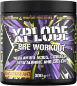 SCI-MX - X-PLODE Pre-Workout - 300g - Blackcurrant Flavour - 250mg Caffeine, 6g Citrulline Malate, 3.2g Beta Alanine / serving - Suitable for Vegetarians + Vegans - Image 2