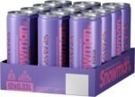 SNOWMAN Functional Fat Free Natural Energy Drink - Sugar Free - Caffeine Drink - 12 Pack - Gift Set - Made in EU (12 PACK, GRAPE BOOST) - Image 2