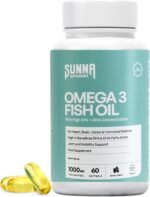SUNNA SUPPLEMENTS Halal Omega 3 Fish Oil 2000mg with 660mg EPA and 440mg DHA per Daily Serving | Supports Heart, Brain and Joint Health, Easy-to-Swallow 60 Softgels - Image 2