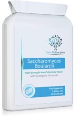 Saccharomyces Boulardii 5 Billion CFU 90 Capsules - No Refrigeration Required - High Strength Non-Colonising Yeast with synergistic Olive Leaf, Biotin and Vitamin D3 - Image 2