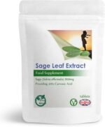 Sage Leaf Extract 800mg Tablets - Women Health, Menopause Hormonal Balance, Carnosic Acid (Pack of 60) - Image 2