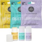Scentered Pocket-Size Aromatherapy Balm Gift Set – 3X Essential Oil Balms for Sleep, Stress Relief & Mood Boost (Sleep Well, De-Stress, Happy) – Natural, Mess-Free, Travel-Friendly – Grab & Go 3-Pack - Image 2