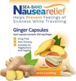 Sea-Band Travel Sickness Ginger Capsules (20 Pack) for Adults and Children Over 12 Years, for Motion and Nausea Relief (20 Capsules, Pack of 1) - Image 2