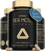 Sea Moss Capsules High Strength - Wildcrafted Irish Sea Moss Tablets - 30 Capsules One a Day - 2000mg Sea Moss Capsule - North Atlantic Seamoss Supplement - Vegan & UK Made - Image 2