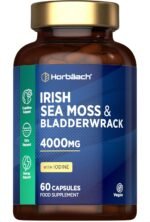 Sea Moss Capsules with Bladderwrack | Irish Sea Moss & Bladderwrack Extract with Iodine | High Strength | 60 Vegan Capsules | by Horbaach - Image 2
