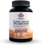 Sea Moss, Lion’s Mane & Apple Cider Vinegar Capsules – Brain, Gut & Immune Support – 120 Capsules – 60 Day Supply - Image 2