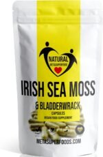 Sea Moss and Bladderwrack 120 Capsules (3600mg) | Vegan | Wild Harvested Sea Moss | Non GMO | Dr Sebi Irish Sea Moss - Image 2