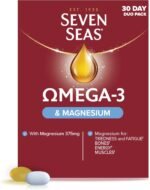 Seven Seas Omega-3 Fish Oil and Magnesium, Omega-3 Plus Vitamin D for Whole Body Healthplus, Duo Pack: 30 Capsules Plus 30 Tablets, 1 Month Supply - Image 2
