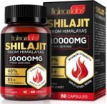 Shilajit Capsules, Natural Shilajit from Himalayan, 10000mg Shilajit Resin with 85+Trace Minerals and 40% Fulvic Acid, Himilayan Shalajit Resin(60 Capsule) - Image 2