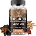 Shilajit Gummies 1400mg – Pure Himalayan Complex with Ashwagandha, Chaga, Fulvic Acid & 85+ Trace Minerals – Vegan & Sugar-Free – 60 Gummies - Image 2