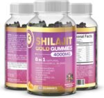 Shilajit Gummies 8-in-1 Blend - Ashwagandha, Manuka Honey, Maca Root, Ginseng, Turmeric, Lion’s Mane, Black Seed Oil - High Strength, 60 Gummies - Image 2