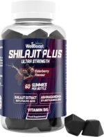 Shilajit Plus Gummies – 200mg Shilajit, 40mg Ashwagandha, 2mg Vitamin B6 – Vegan Elderberry Flavour – Energy, Vitality & Well-Being Support for Adults (1 Month Supply). - Image 2