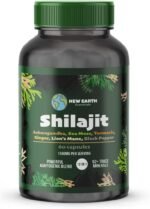 Shilajit Sea Moss Lions Mane Ashwagandha Turmeric Ginger Black Pepper Vitamins D3 & C Zinc Magnesium - 60 Vegan Capsules - 2320mg per Serving - Image 2