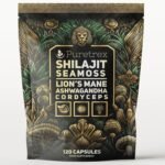 Shilajit Seamoss Capsules with Lion's Mane, Ashwagandha, and Cordyceps – 120 Vegan Capsules for Energy, Focus, and Wellness - Image 2