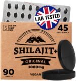 Shilajit Tablets 45,000 mg for Men and Women | 90 Tablets | Pure Shilajit Original Mumijo Rich in 82% Fulvic Acid | Handmade - Image 2