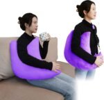Shoulder Surgery Pillow, Ergonomic Rotator Cuff Pillow, Comfortable Post Shoulder Surgery Pillow, Adjustable Structure Provide Support, Shoulder Pain Relief, Firm and Removable(Purple) - Image 2