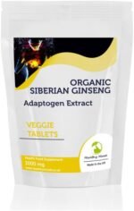 Siberian Ginseng Adaptogen Extract 1000mg 7 Tablets – High Potency Stress Relief, Energy Boost & Immune Support Supplement - Image 2