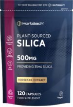Silica Supplement 500mg | High Strength Silica from Horsetail Extract | 120 Powder Capsules | Vegan | 4 Month Supply | by Horbaach - Image 2