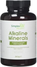 SimplexHealth Alkaline Minerals Powder. Make an Alkaline Drink with core alkalising Minerals Including Potassium Citrate, Calcium Citrate, Magnesium Citrate to pH Balance The Body (250g) - Image 2