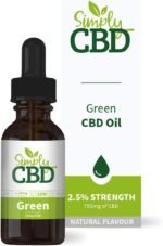 Simply CBD Oil Green Drops - 2.5% Strength - Natural Flavour - 30ml - Image 2