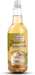 Skinny Barista Toasted Pistachio Syrup Zero Calorie 1L – Sugar Free Syrup For Coffee, Tea, Hot Chocolate, Shakes & Desserts – Vegan-Friendly, Gluten-Free & Fat-Free - Image 2