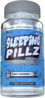 Sleeping Pills – Magnesium Glycinate 200mg, Ashwagandha, L-Theanine & 5-HTP - SleepingPillz - 120 Vegetarian Capsules - Image 2