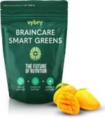 Smart Greens Powder - 54 Superfoods for Gut Health & Energy - Vegan Supergreen Supplement - Mango (360g, 30 Servings) - Image 2