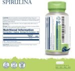 Solaray - Spirulina Algae - 100 Vegan Capsules not Tablets or Powder - Rich in Protein, Vitamin & Minerals -High Strength Supplement - Lab Verified, GMO & Magnesium Stearate Free - Image 2