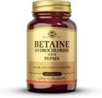 Solgar Betaine Hydrochloride with Pepsin Tablets - Pack of 100 - Maintains Healthy Digestion - Gluten Free - Image 2