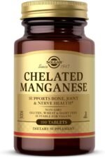 Solgar Chelated Manganese Tablets - Pack of 100 - For Strong Bones and Healthy Metabolism - Easy to Absorb - Vegan, Gluten Free and Kosher (Packing May Vary) - Image 2