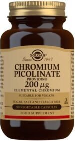 Solgar Chromium Picolinate 200 µg Vegetable Capsules - Pack of 90 - High Absorption Rate - Supports a Healthy Metabolism and Blood Glucose Level - Vegan and Gluten Free Gold - Image 2