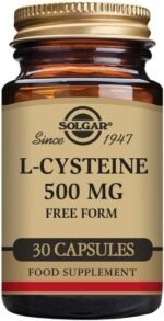 Solgar L-Cysteine 500 mg Vegetable Capsules - Pack of 30 - Metabolism Support - Amino Acid Supplement for Skin, Hair and Nails - Vegan, Gluten Free and Kosher - Image 2