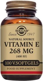 Solgar Natural Source Vitamin E 268 mg (400 IU) Vegetable Softgels - Pack of 100 - Fights Free Radicals - Immune System Support - Vegan and Gluten Free - Image 2