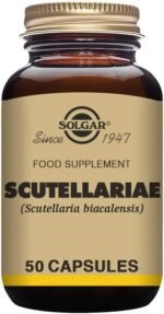 Solgar Scutellariae Vegetable Capsules - Pack of 50 - Fresh Botanicals - Anxiety Relief and Heart Support - Vegan and Gluten free - Image 2