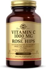 Solgar Vitamin C 1000 mg with Rose Hips Tablets - Pack of 100 - Immune System Support - For Tiredness and Fatigue - Collagen Formation Support - Vegan - Image 2