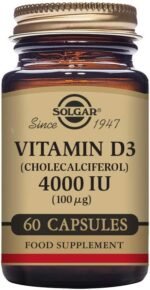 Solgar Vitamin D3 4000 IU (100 µg) Vegetable Capsules - 60 Count (Pack of 1) - Cholecalciferol - Keeps Bones and Teeth Healthy - Supports Muscle Function & Immunity - Vegetarian - Image 2