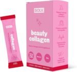 Solv Liquid 8000mg Marine Collagen Peptide Beauty Supplement Gel 14x15ml Sachets High Strength Great Tasting VIT C Biotin. for Skin, Hair, Nails. Firmness, Elasticity Menopause Support (Cherry) - Image 2