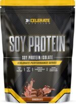 Soy Protein Powder - 90% Plant-Based Protein for Lean Muscle Growth, Supports Weight Management & Digestive Health | 100% Vegan-Friendly, Gluten-Free - by XCelerate Nutrition (2Kg, Chocolate) - Image 2