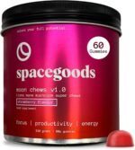 Spacegoods Moon Chews 240g, 30 Servings, Lion's Mane Super Chew, Focus & Clarity Boost, On-The-Go Convenience, Delicious Texture and Taste, Strawberry Flavour - Image 2