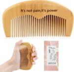 Start Makers Birthing Comb for Labour Pain Relief & Hair Comb, Natural Wooden Birth Comb Postpartum Essentials, Hospital Bag Essential for Pregnant Women, Thoughtful Gift for Mum - Image 2