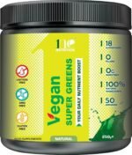 Super Greens Powder 250g – Ultimate Immune Support | Green Powder Superfood for Immunity, Energy and Detox | Vegan, 100% Natural| No GMO, No Gluten, No Fillers | 50 Servings - Image 2