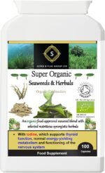 Super Organic Seaweeds & Herbals Capsules - Iodine, Spirulina, Chlorella - Vegan, Gluten-Free, 100ct - Image 2
