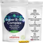 Super Vitamin B-50 Complex | x90 High Strength Tablets Containing All 8 B Vitamins - VIT B1 Thiamine, B2, B3 Niacin, B5, B6, B7 Biotin, Inositol, B9 Folic Acid & B12. UK Made from Non Yeast Source - Image 2