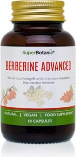 SuperBotanic Berberine Advanced 150mg 60 Capsules - Strength Berberine Supplement - Suitable for Men and Women - Image 2