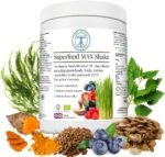 Superfood MAX Shake - 35 Superfoods - Organic Supergreens - 20 Servings - Pure & Vegan - 300g Powder - Image 2